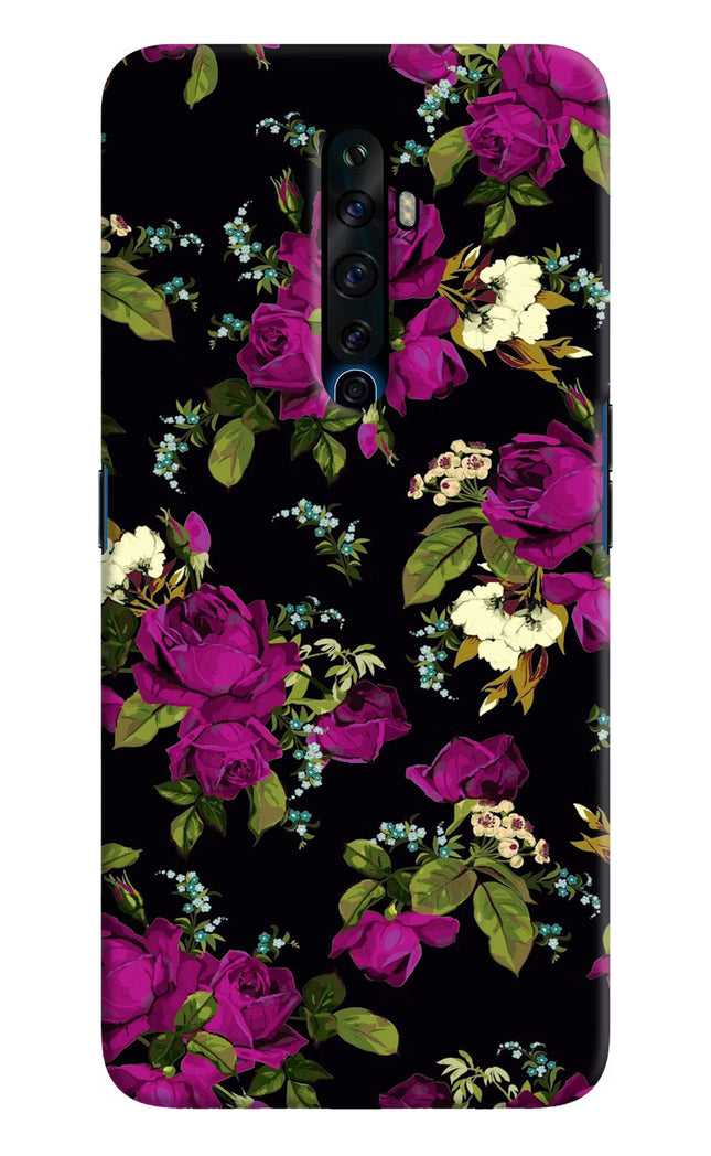 Flowers Oppo Reno2 Z Hard Case Back Cover by Casekaro