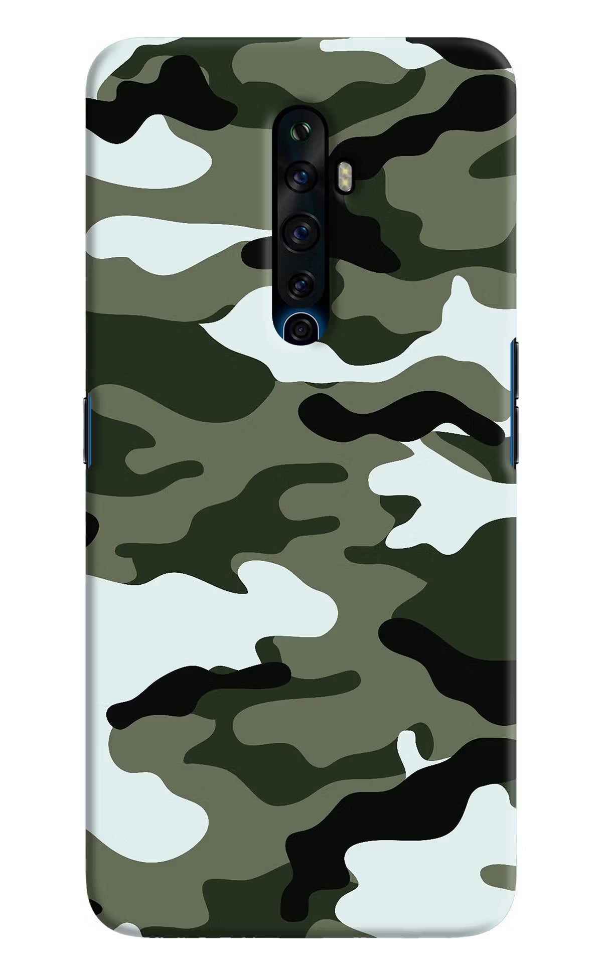Camouflage Oppo Reno2 Z Hard Case Back Cover by Casekaro