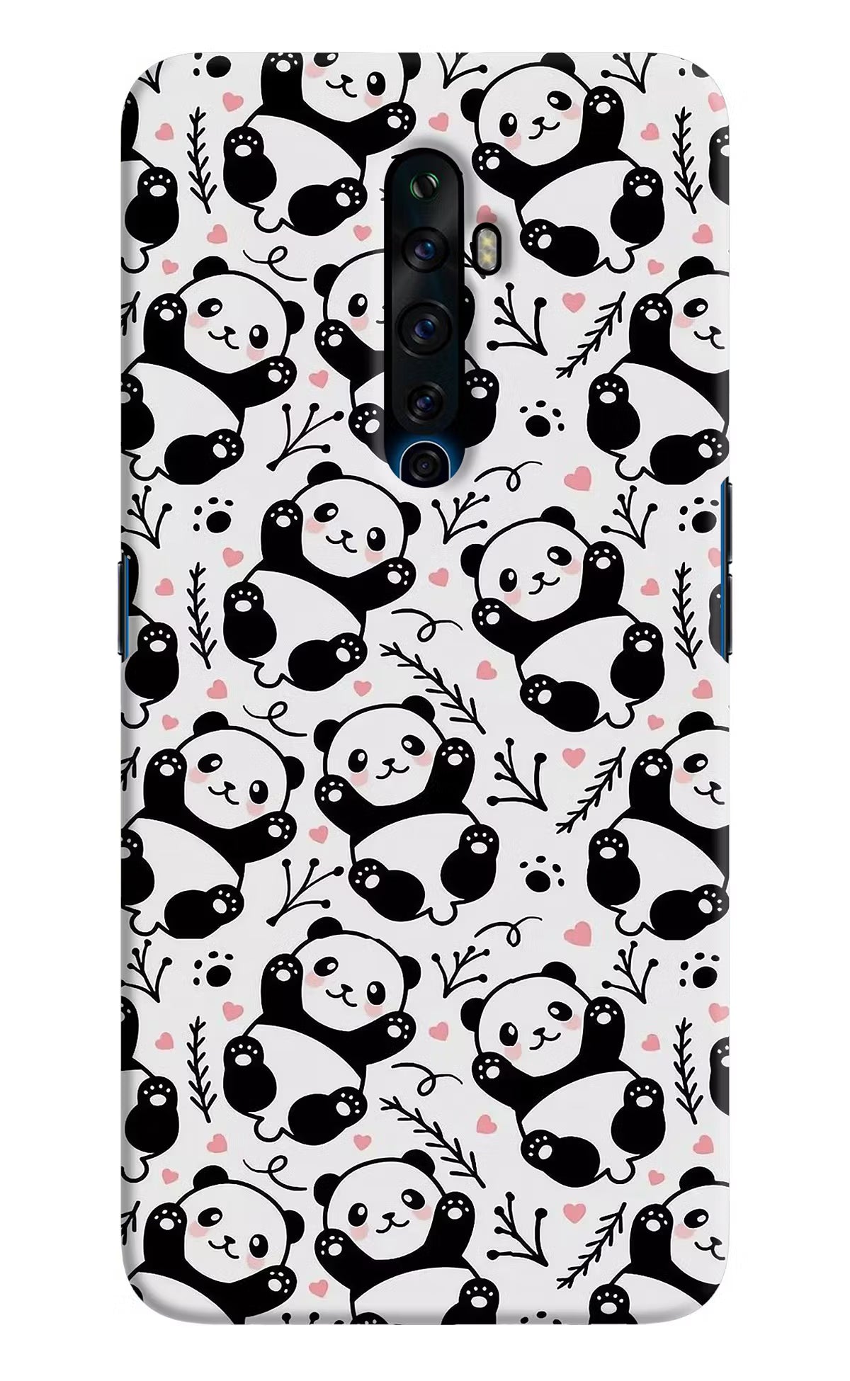 Cute Panda Oppo Reno2 Z Hard Case Back Cover by Casekaro
