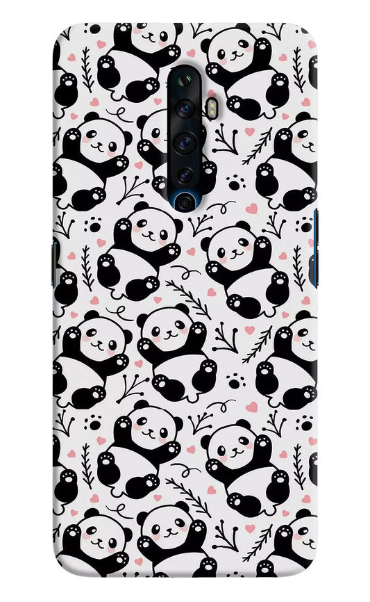 Cute Panda Oppo Reno2 Z Hard Case Back Cover by Casekaro