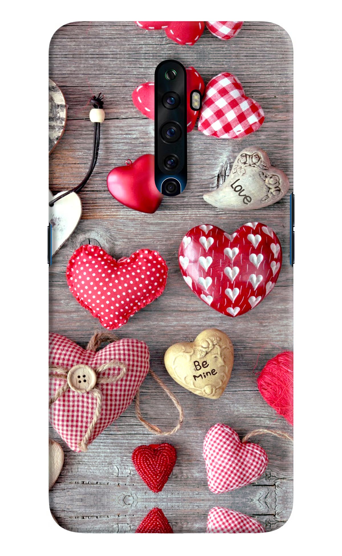 Love Wallpaper Oppo Reno2 Z Hard Case Back Cover by Casekaro