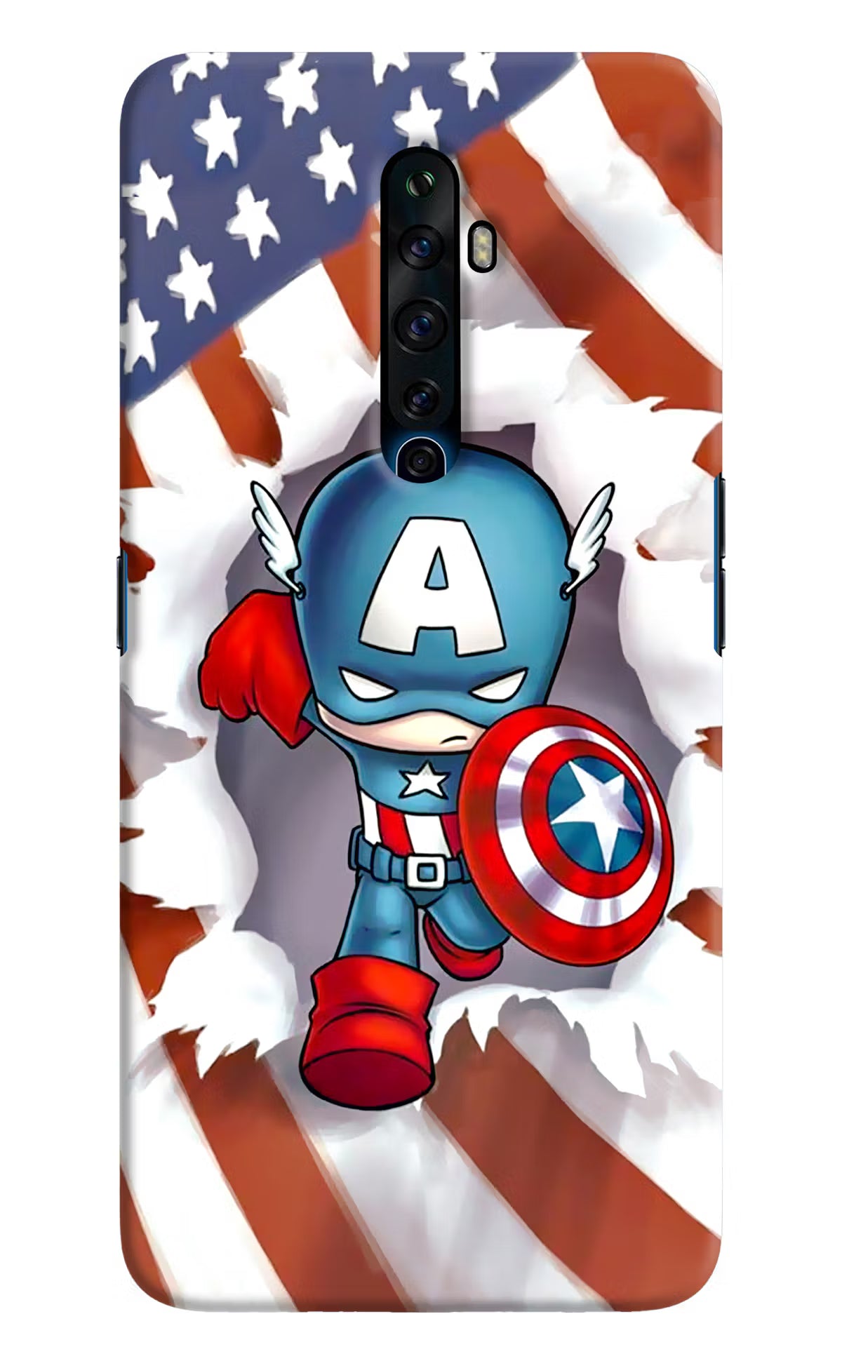 Captain America Oppo Reno2 Z Hard Case Back Cover by Casekaro