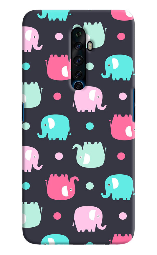 Elephants Oppo Reno2 Z Hard Case Back Cover by Casekaro