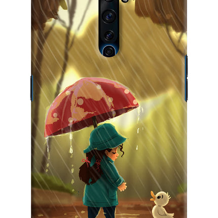 Rainy Day Oppo Reno2 Z Hard Case Back Cover by Casekaro