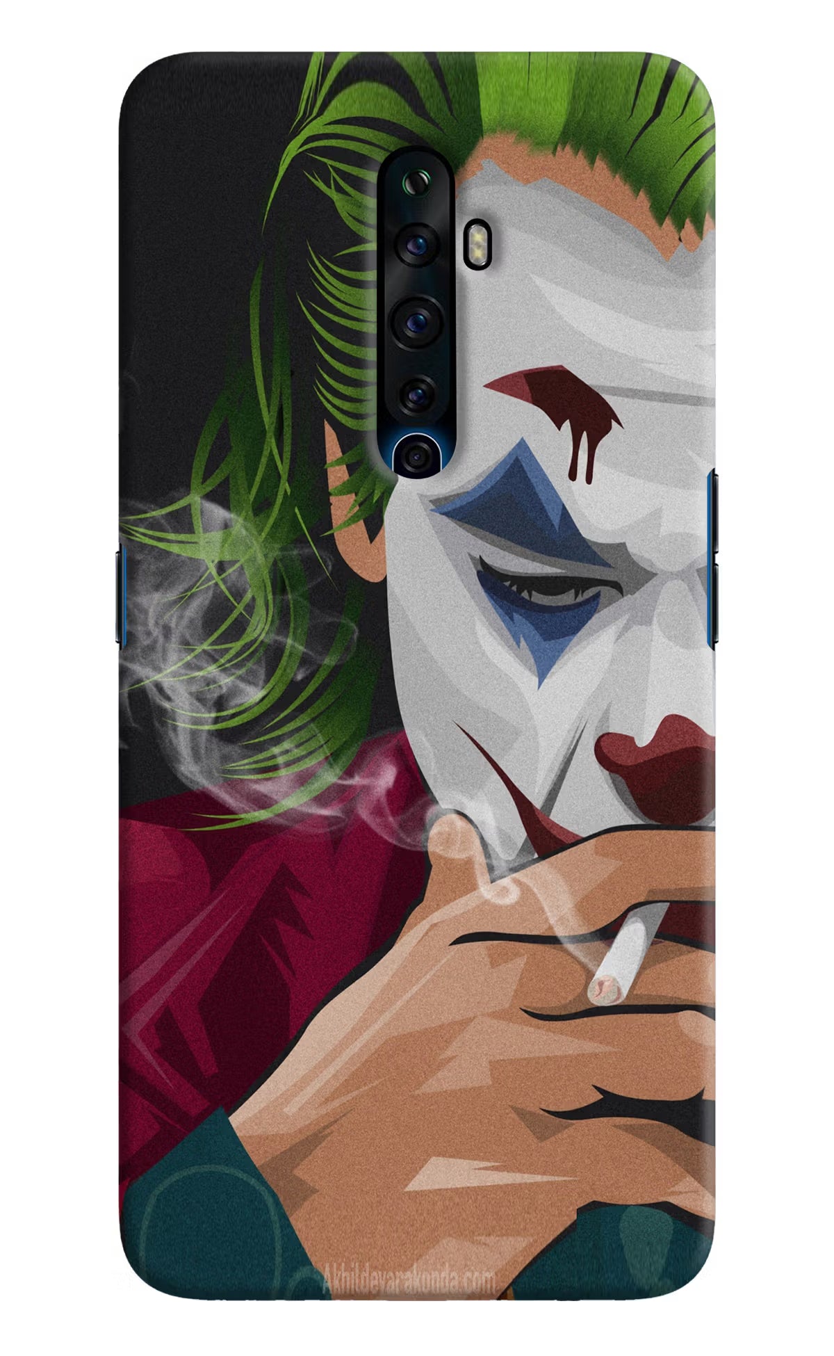 Joker Smoking Oppo Reno2 Z Hard Case Back Cover by Casekaro