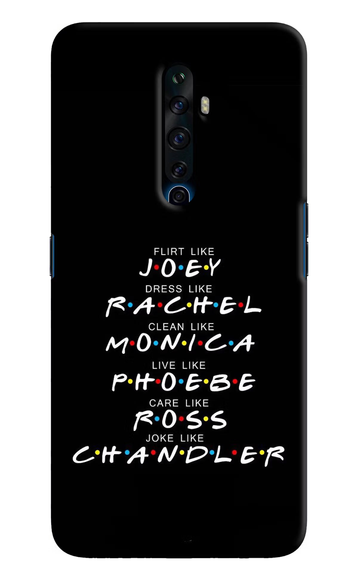 FRIENDS Character Oppo Reno2 Z Hard Case Back Cover by Casekaro