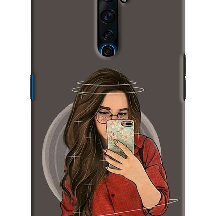 Selfie Queen Oppo Reno2 Z Hard Case Back Cover by Casekaro