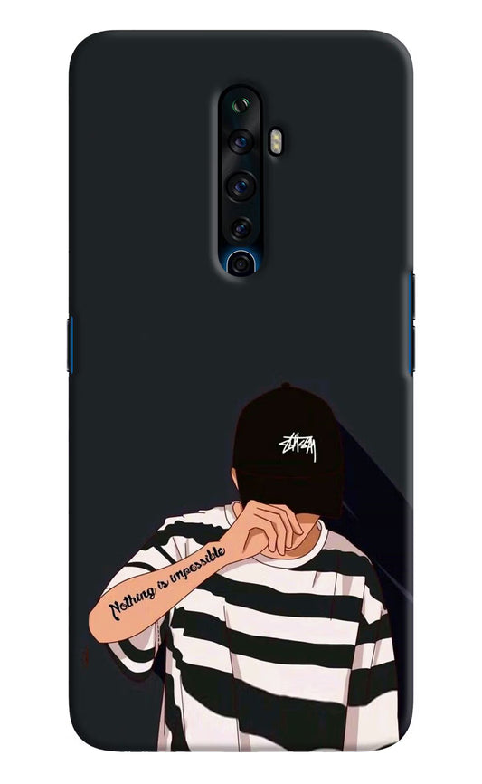 Aesthetic Boy Oppo Reno2 Z Hard Case Back Cover by Casekaro