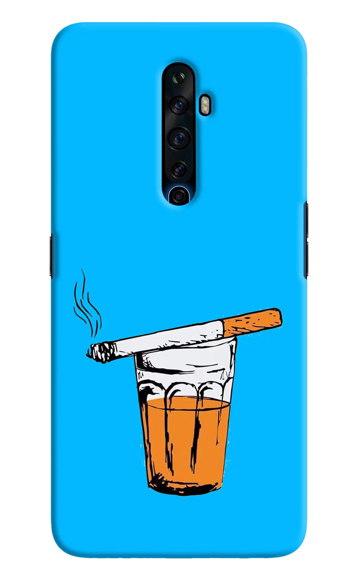 Chai Sutta Oppo Reno2 Z Hard Case Back Cover by Casekaro