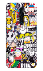 Sticker Bomb Oppo Reno2 Z Hard Case Back Cover by Casekaro
