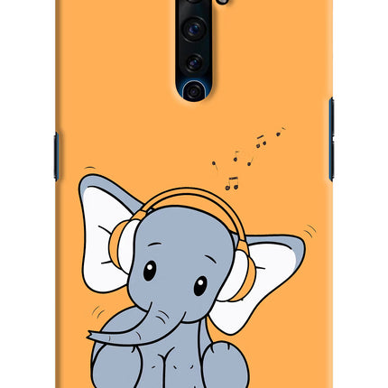 High On Music Oppo Reno2 Z Hard Case Back Cover by Casekaro
