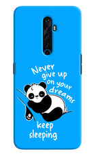 Keep Sleeping Oppo Reno2 Z Hard Case Back Cover by Casekaro