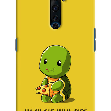 I'm on Ninja Diet Oppo Reno2 Z Hard Case Back Cover by Casekaro