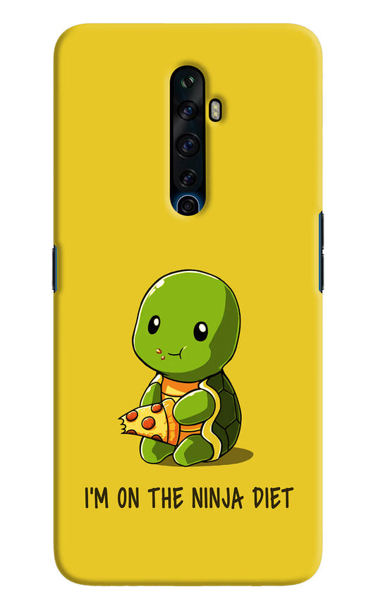 I'm on Ninja Diet Oppo Reno2 Z Hard Case Back Cover by Casekaro