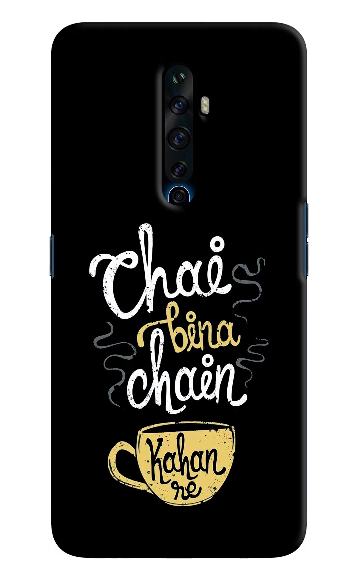 Chai Bina Chain Kaha Re Oppo Reno2 Z Hard Case Back Cover by Casekaro