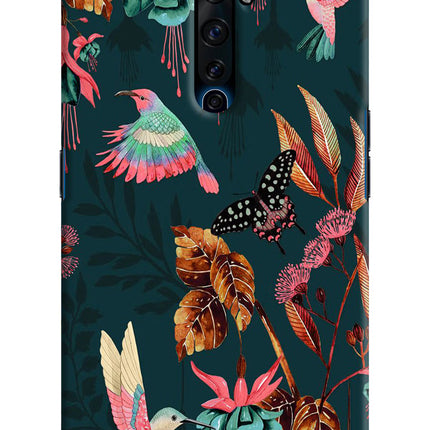 Birds Oppo Reno2 Z Hard Case Back Cover by Casekaro
