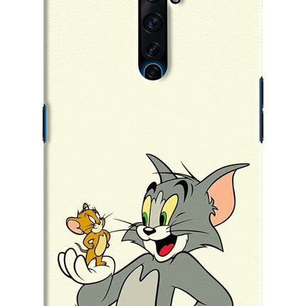 Tom & Jerry Oppo Reno2 Z Hard Case Back Cover by Casekaro