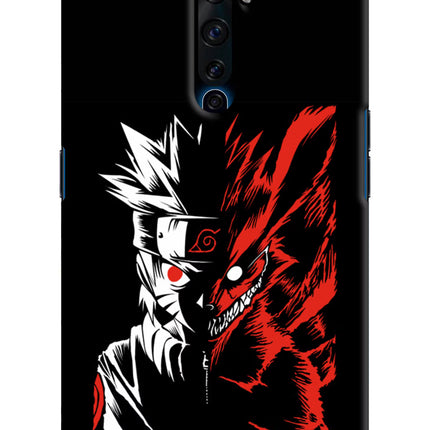Naruto Two Face Oppo Reno2 Z Hard Case Back Cover by Casekaro