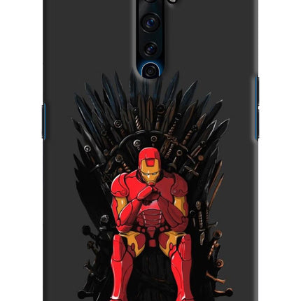 Ironman Throne Oppo Reno2 Z Hard Case Back Cover by Casekaro