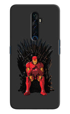 Ironman Throne Oppo Reno2 Z Hard Case Back Cover by Casekaro