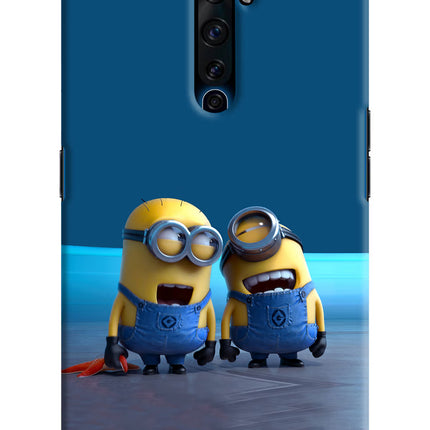 Minion Laughing Oppo Reno2 Z Hard Case Back Cover by Casekaro