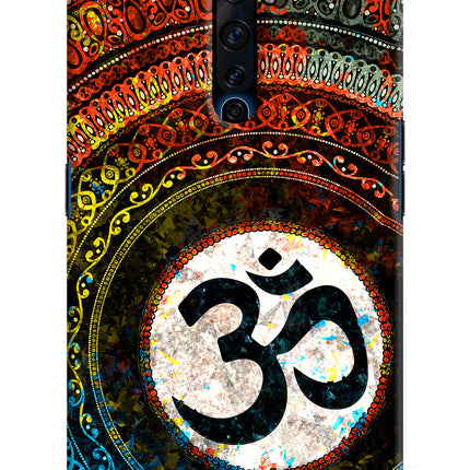 Om Cultural Oppo Reno2 Z Hard Case Back Cover by Casekaro