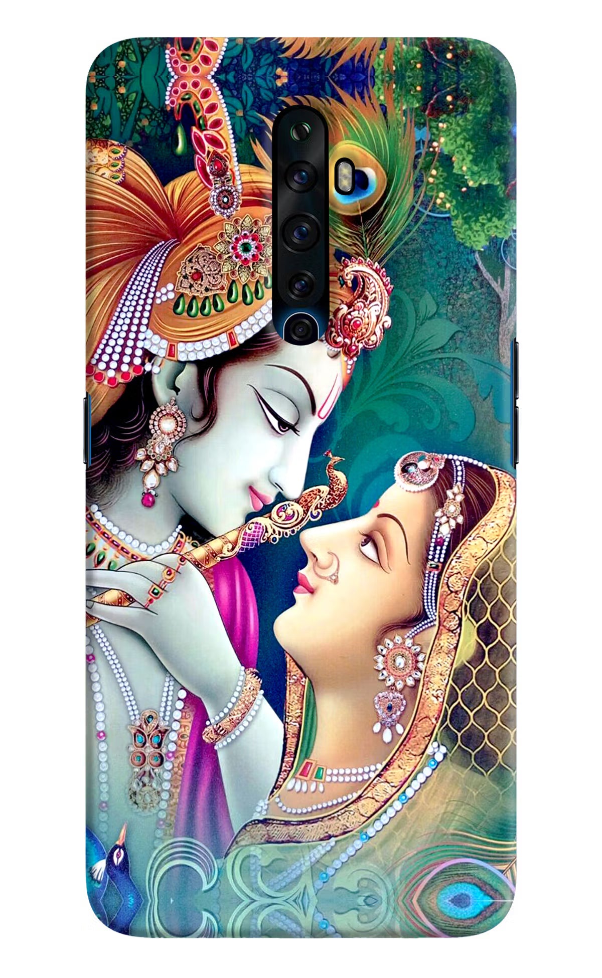 Lord Radha Krishna Oppo Reno2 Z Hard Case Back Cover by Casekaro