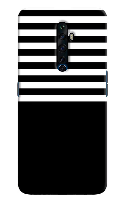 Black and White Print Oppo Reno2 Z Hard Case Back Cover by Casekaro