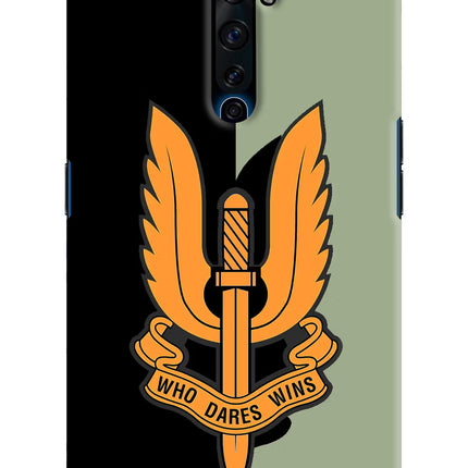 Balidan Logo Oppo Reno2 Z Hard Case Back Cover by Casekaro