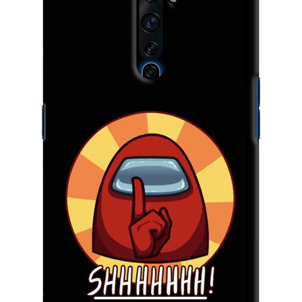Among Us Shhh! Oppo Reno2 Z Hard Case Back Cover by Casekaro