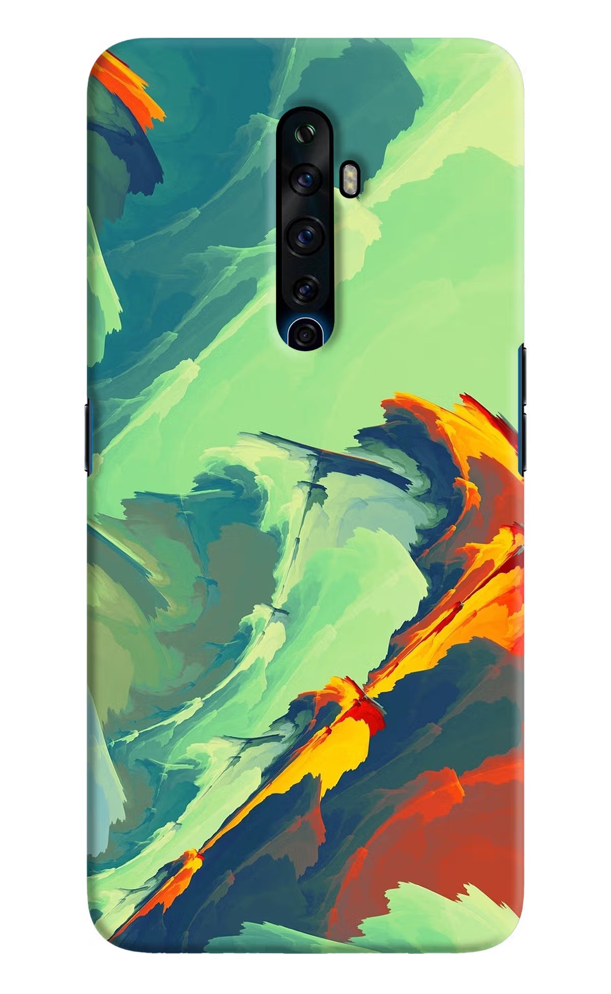 Paint Art Oppo Reno2 Z Hard Case Back Cover by Casekaro