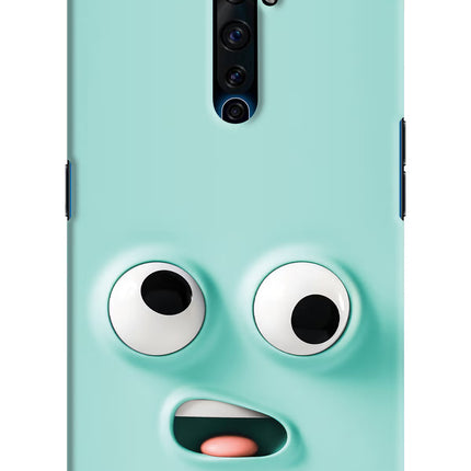 Funny Cartoon Oppo Reno2 Z Hard Case Back Cover by Casekaro