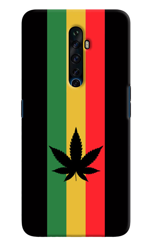 Weed Flag Oppo Reno2 Z Hard Case Back Cover by Casekaro