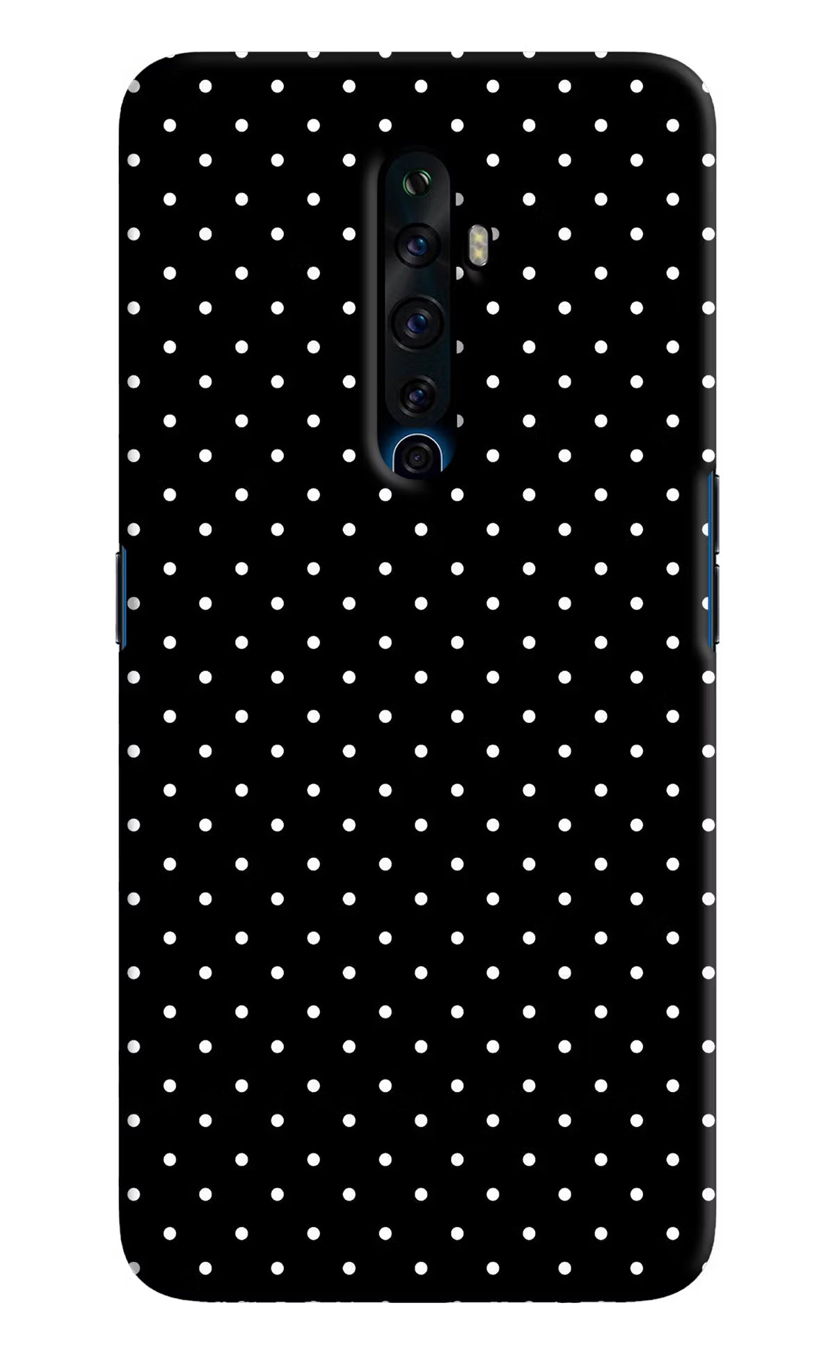 White Dots Oppo Reno2 Z Hard Case Back Cover by Casekaro