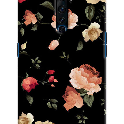 Flowers Oppo Reno2 Z Hard Case Back Cover by Casekaro