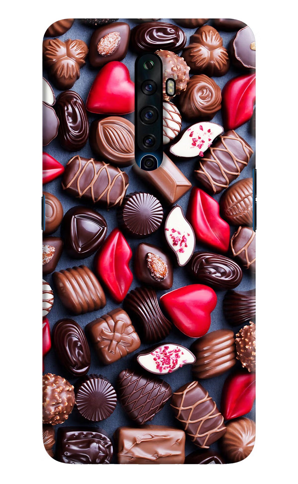 Chocolates Oppo Reno2 Z Hard Case Back Cover by Casekaro