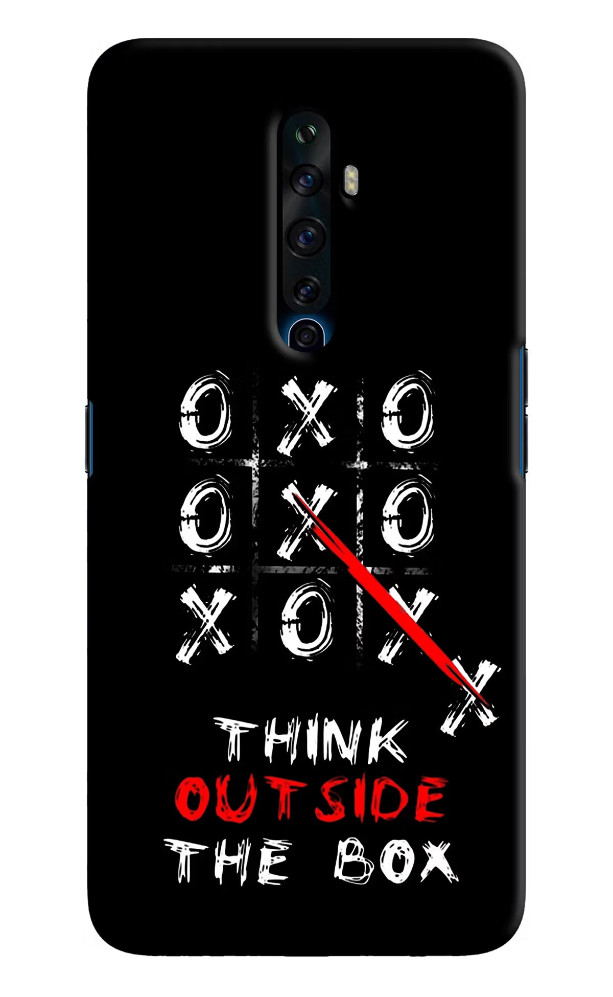 Think out of the BOX Oppo Reno2 Z Hard Case Back Cover by Casekaro