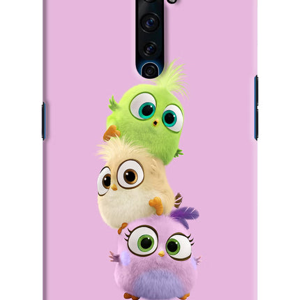 Cute Little Birds Oppo Reno2 Z Hard Case Back Cover by Casekaro