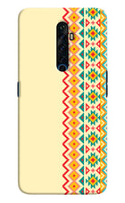 Ethnic Seamless Oppo Reno2 Z Hard Case Back Cover by Casekaro