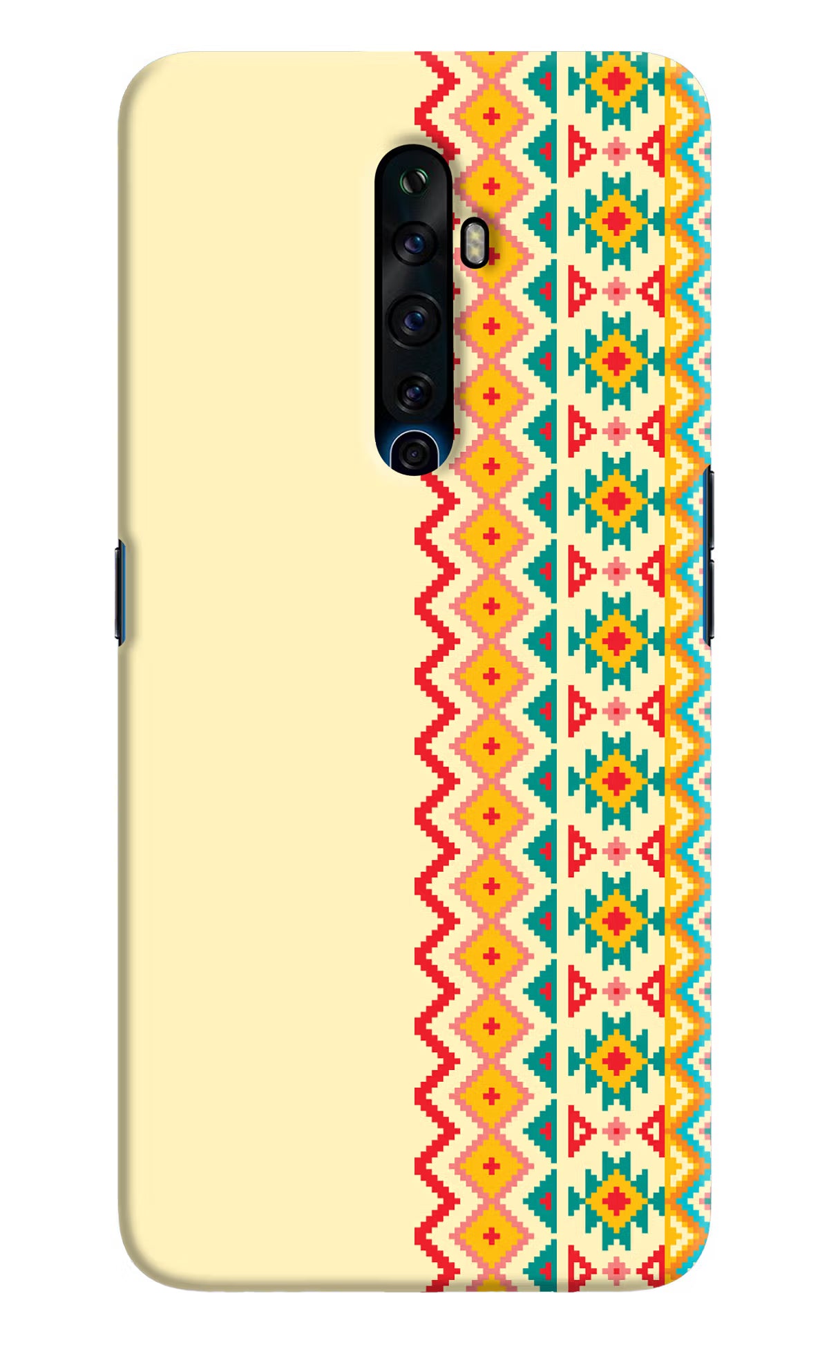 Ethnic Seamless Oppo Reno2 Z Hard Case Back Cover by Casekaro