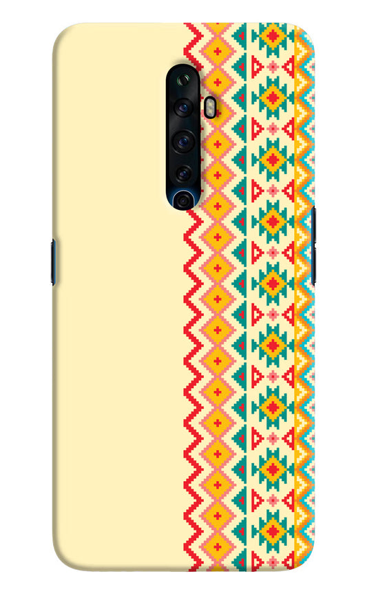Ethnic Seamless Oppo Reno2 Z Hard Case Back Cover by Casekaro