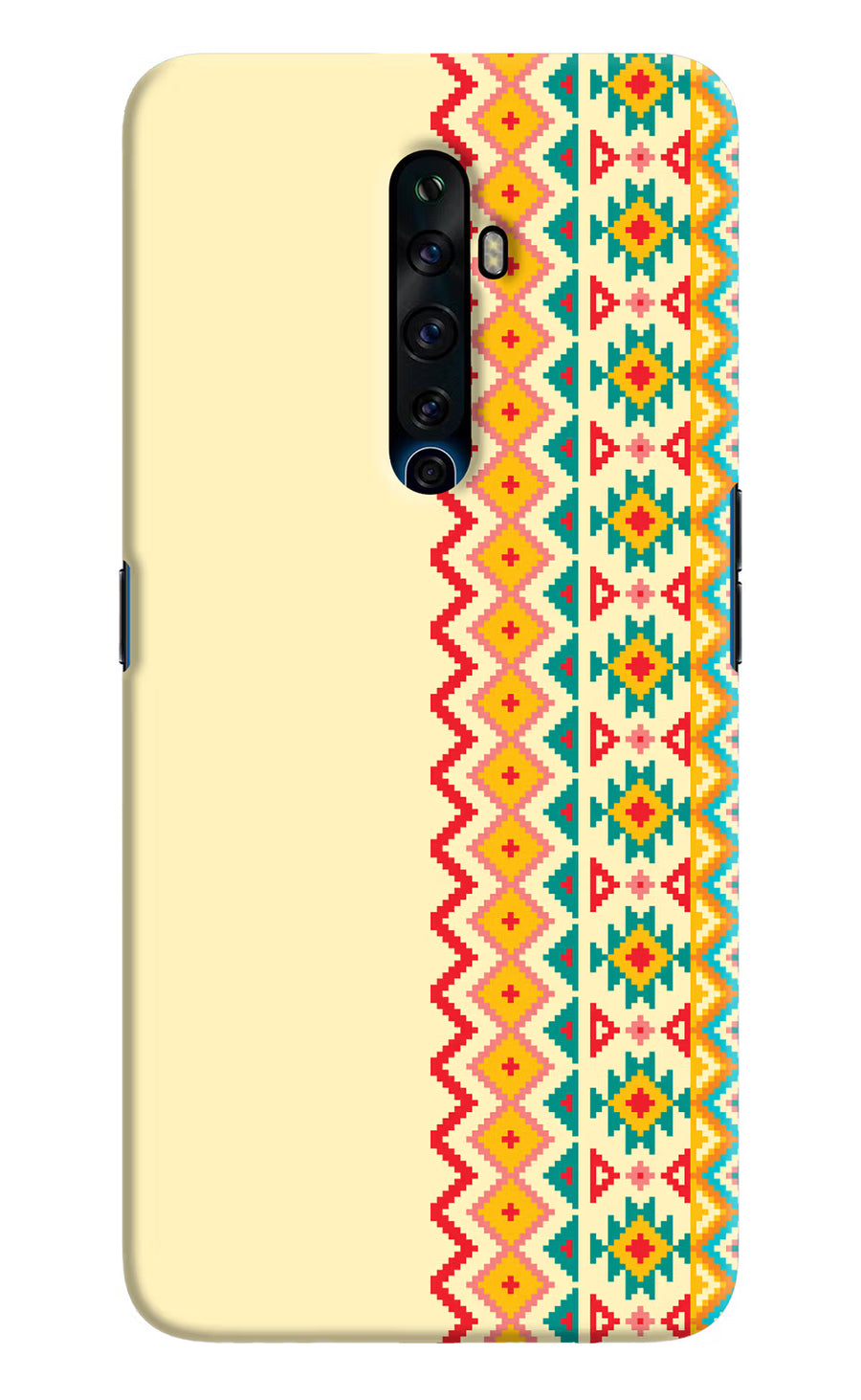 Ethnic Seamless Oppo Reno2 Z Back Cover, Hard case