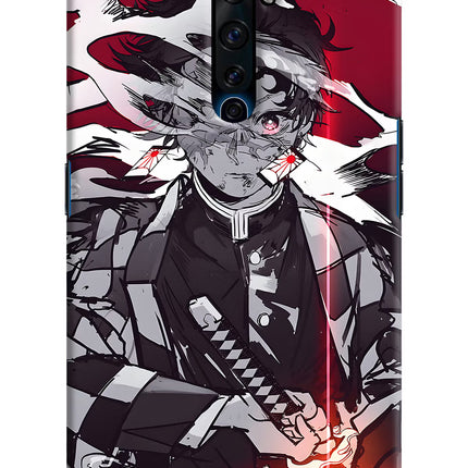 Demon Slayer Oppo Reno2 Z Hard Case Back Cover by Casekaro