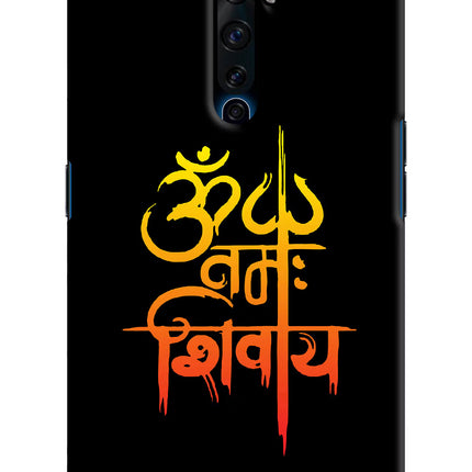 Om Namah Shivay Oppo Reno2 Z Hard Case Back Cover by Casekaro