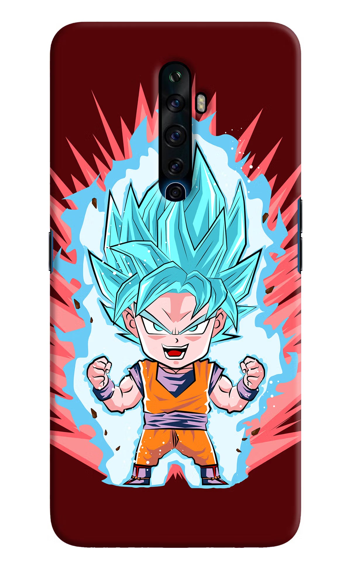 Goku Little Oppo Reno2 Z Hard Case Back Cover by Casekaro