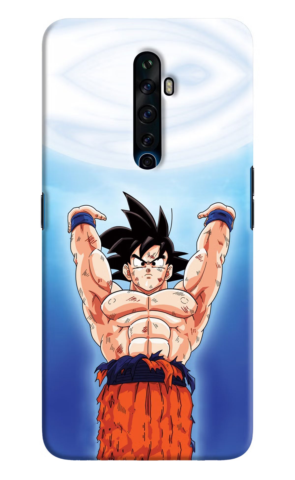 Goku Power Oppo Reno2 Z Hard Case Back Cover by Casekaro