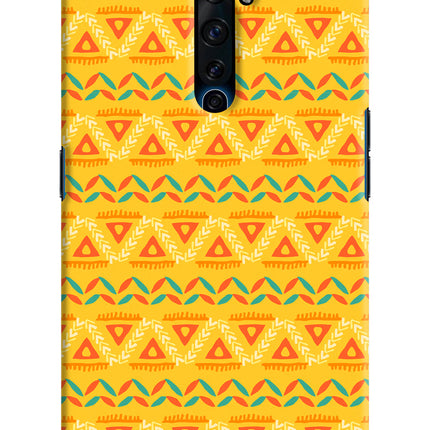 Tribal Pattern Oppo Reno2 Z Hard Case Back Cover by Casekaro