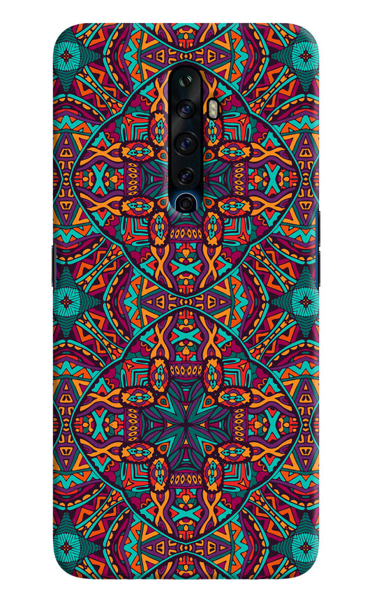 Colour Mandala Oppo Reno2 Z Hard Case Back Cover by Casekaro