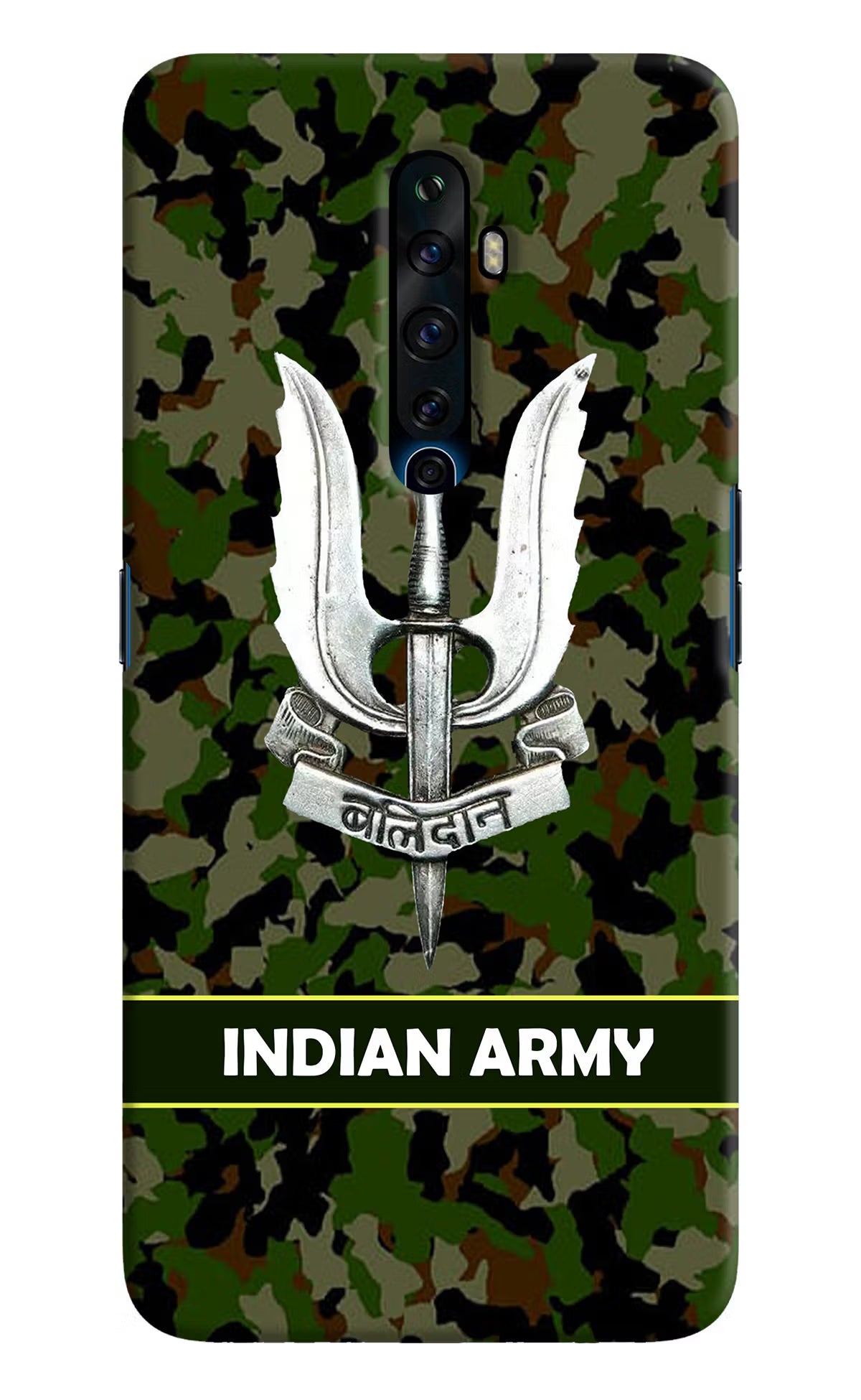 Balidan Indian Logo Oppo Reno2 Z Hard Case Back Cover by Casekaro