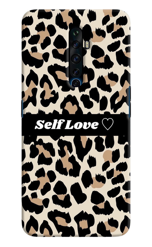 Leopard Print Self Love Oppo Reno2 Z Back Cover